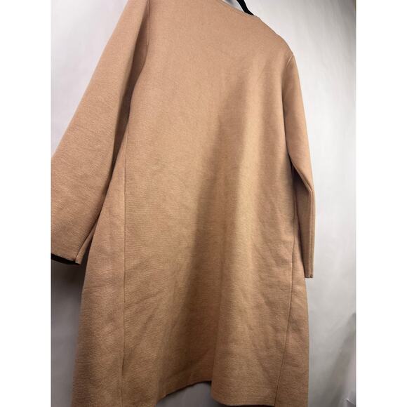 ANRABESS Open Front Knit Tan Cardigan Coatigan Long Lightweight Jacket - Picture 11 of 13